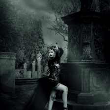 beauty ghotic with bundha ajha by Sef's Miko
